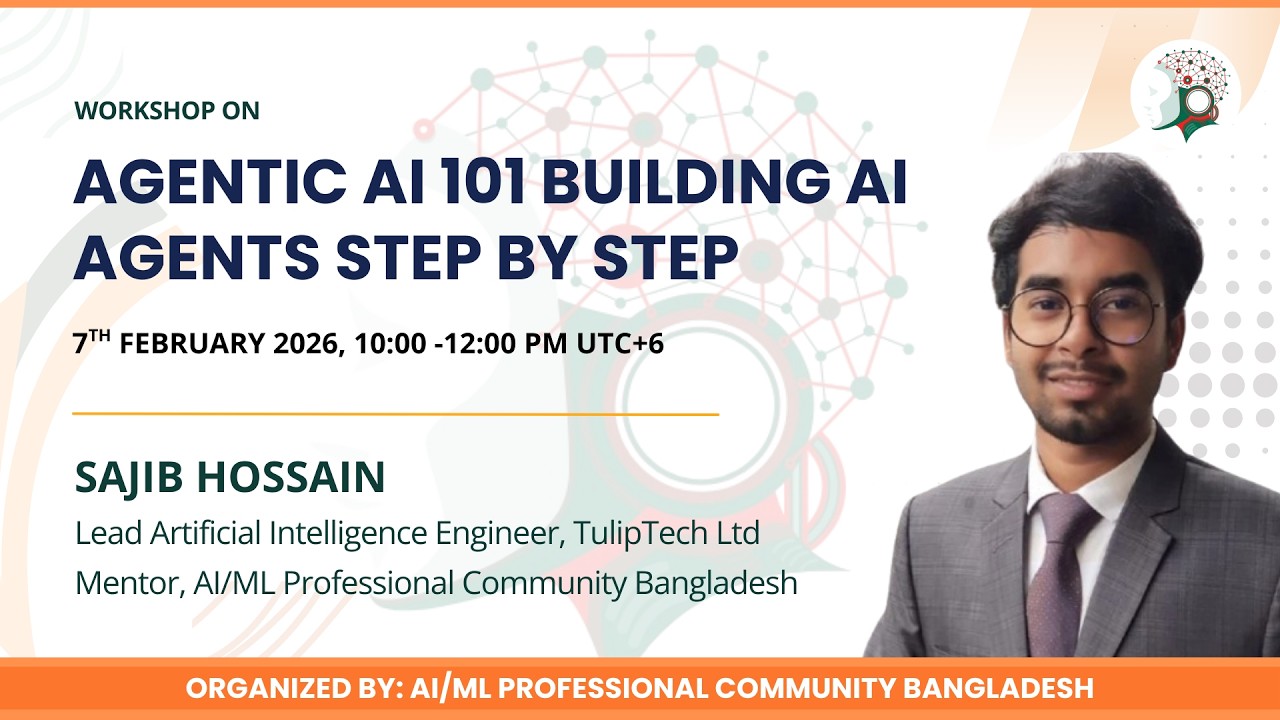 Agentic AI 101: Building AI Agents Step by Step | AI/ML Community Workshop