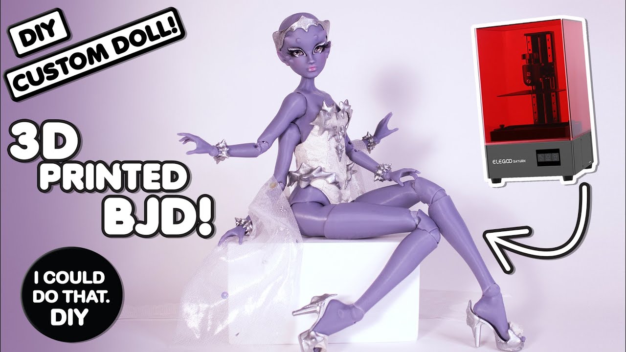 ПЕРЕЗАГРУЖЕНО! 🛸👽 3D ПЕЧАТНАЯ BJD!!!! 👽🛸 ​​ВНЕЗЕМНАЯ ГАЛАКТИКА В СТИЛЕ ПИНАП!!!