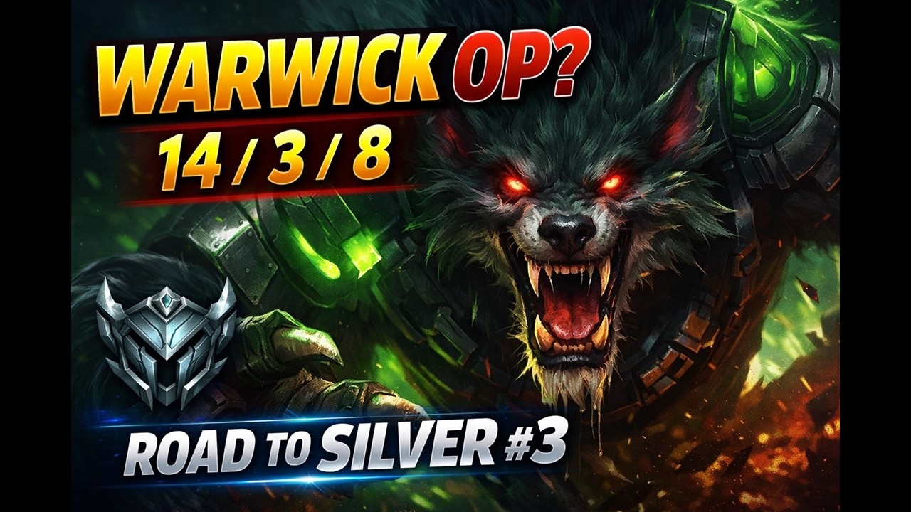 Warwick Jungla | Esta build pega DURÍSIMO – Camino a Plata #3