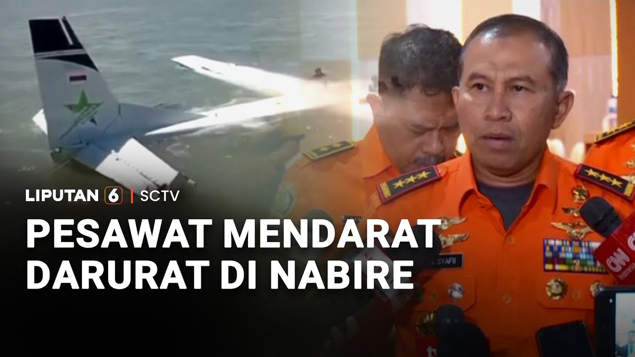 Pesawat Mendarat Darurat di Nabire | Liputan 6