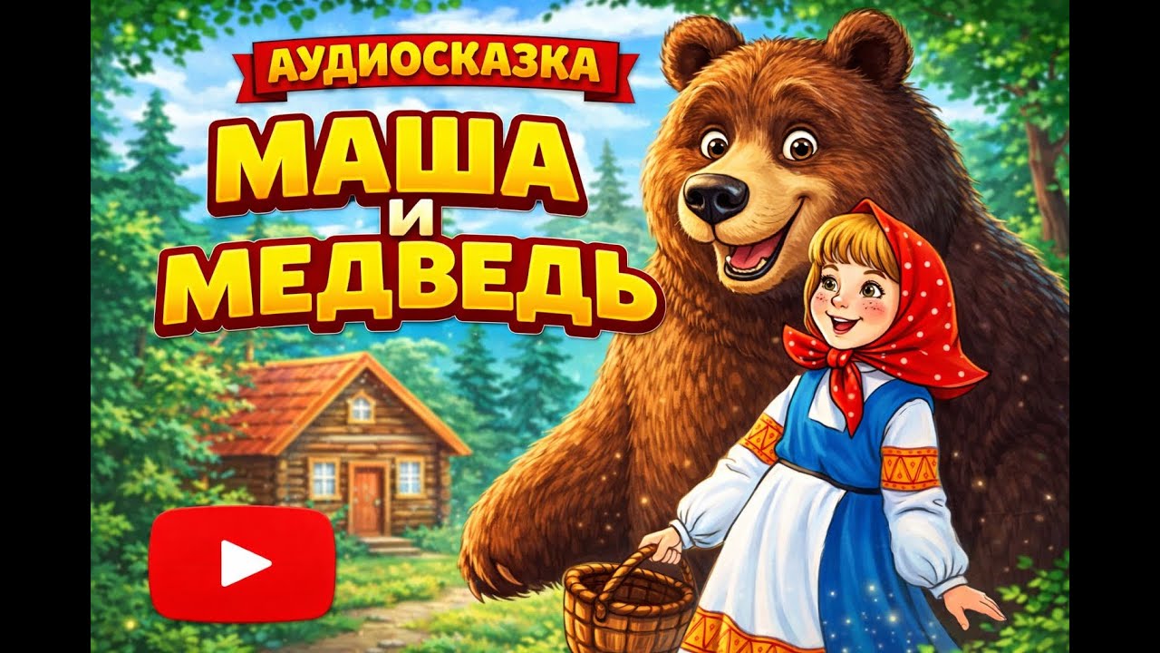 Маша и медведь | аудиосказка для детей на ночь