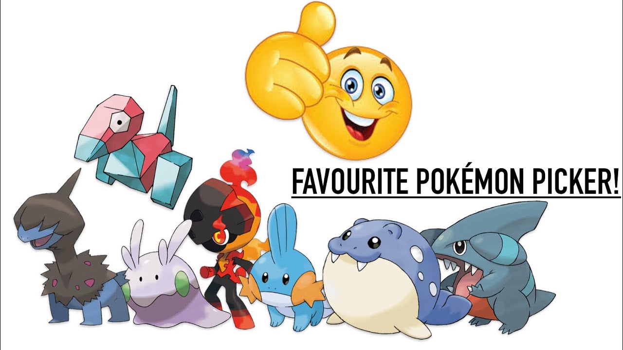 I used the favourite Pok&eacute;mon picker