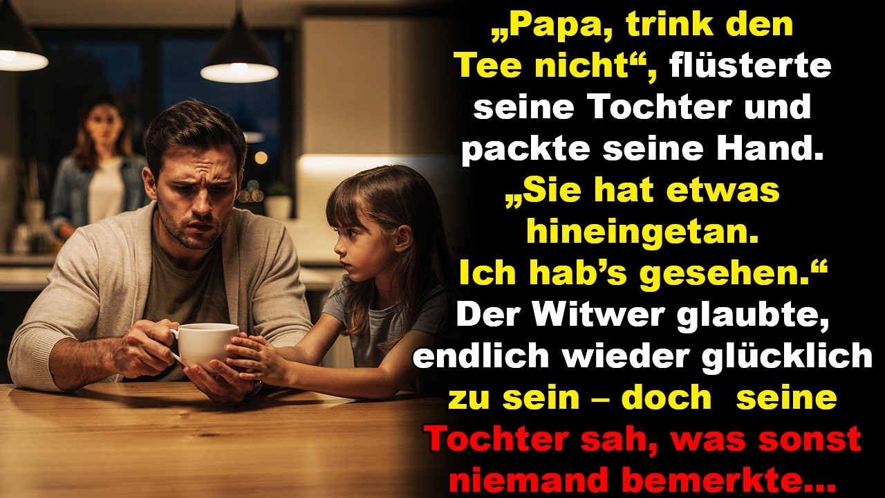 „Papa, trink das nicht!“ – Ihre Warnung kam Sekunden vor der Katastrophe