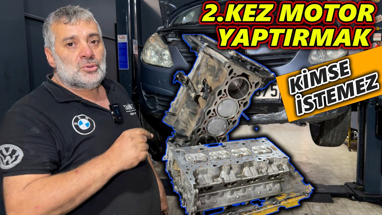 Usta Motoru Söküyor Araba Daha Kötü Oluyor 2.Kez Motor Söküldü (Yağ Yakıyor)