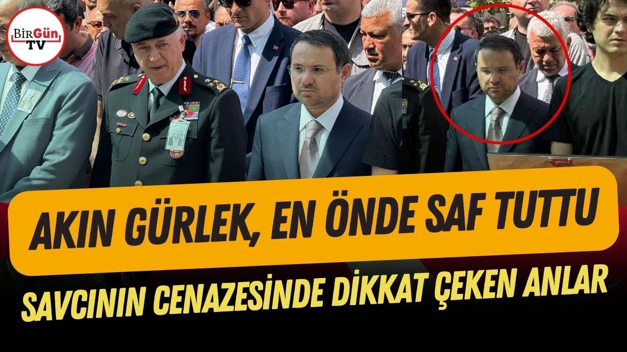 Akın Gürlek en önde saf tuttu! | Öldürülen Savcı Ercan Kayhan'ın cenazesinde dikkat çeken anlar...