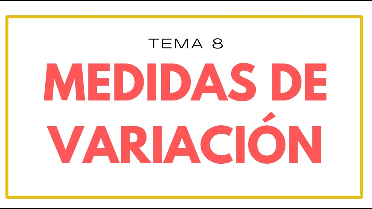 Medidas de variación | Estadística | Psicología en podcast