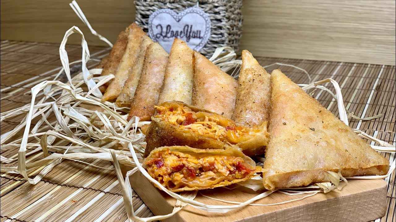 لأول مرة على اليوتوب :بريوات الدجاج ومعجون الفلفل حشوة مختلفة عن المعتاد والمذاق يا سلام 🌶🌶🌶🌶