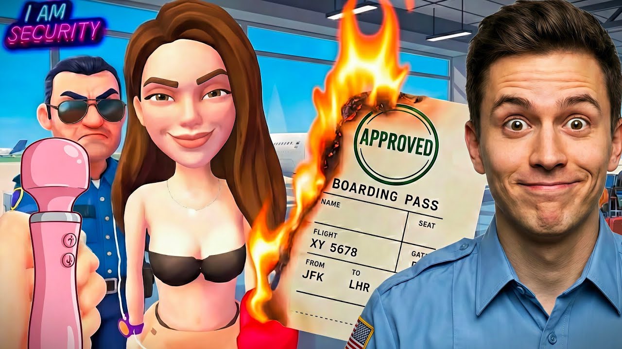 Airport Security Checkup Gone Wrong 