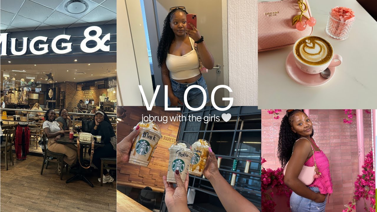 VLOG: JOBURG w/ the girlies 🫧🤍 (kinda. i got sick😭), SHEIN haul & all in between