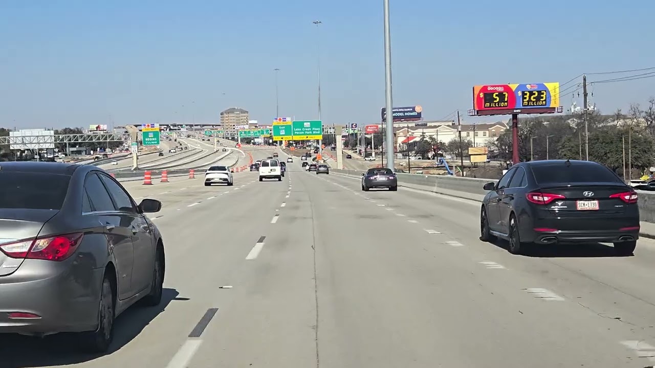 FM2222 to Gattis School Rd via Mopac N/183 Express/45E/130N-March SatJan31(New Traffic Pattern)