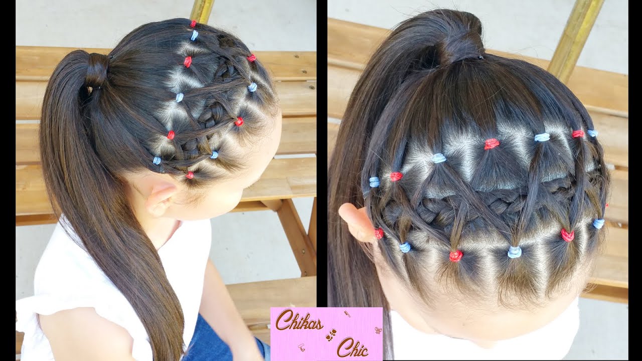 Elastic bands Braided Headband! | Hairstyles for school | Braided Hairstyles | Sport Hairstyles