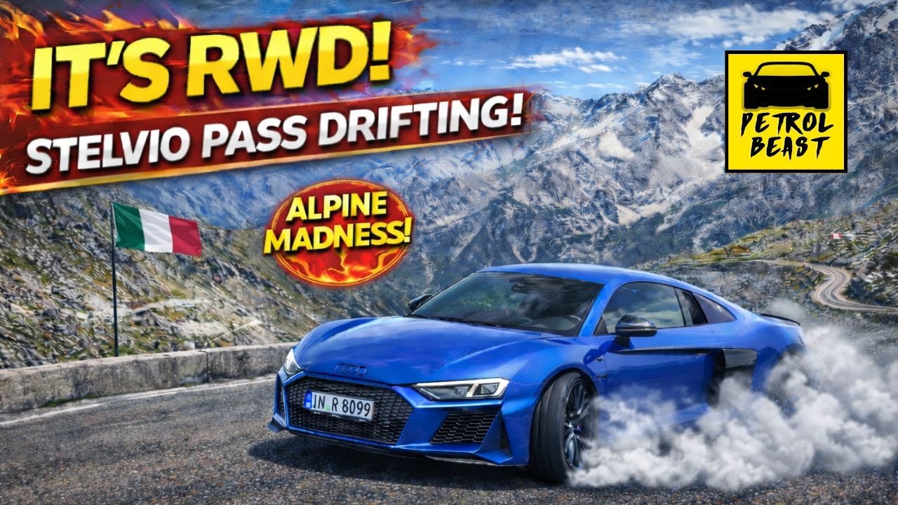 Audi R8 RWD V10 ROAR - Alpine Madness!