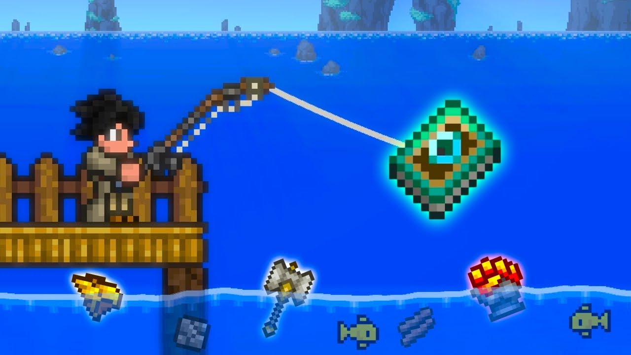 Terraria Master Mode, But Fishing is RANDOMIZED...