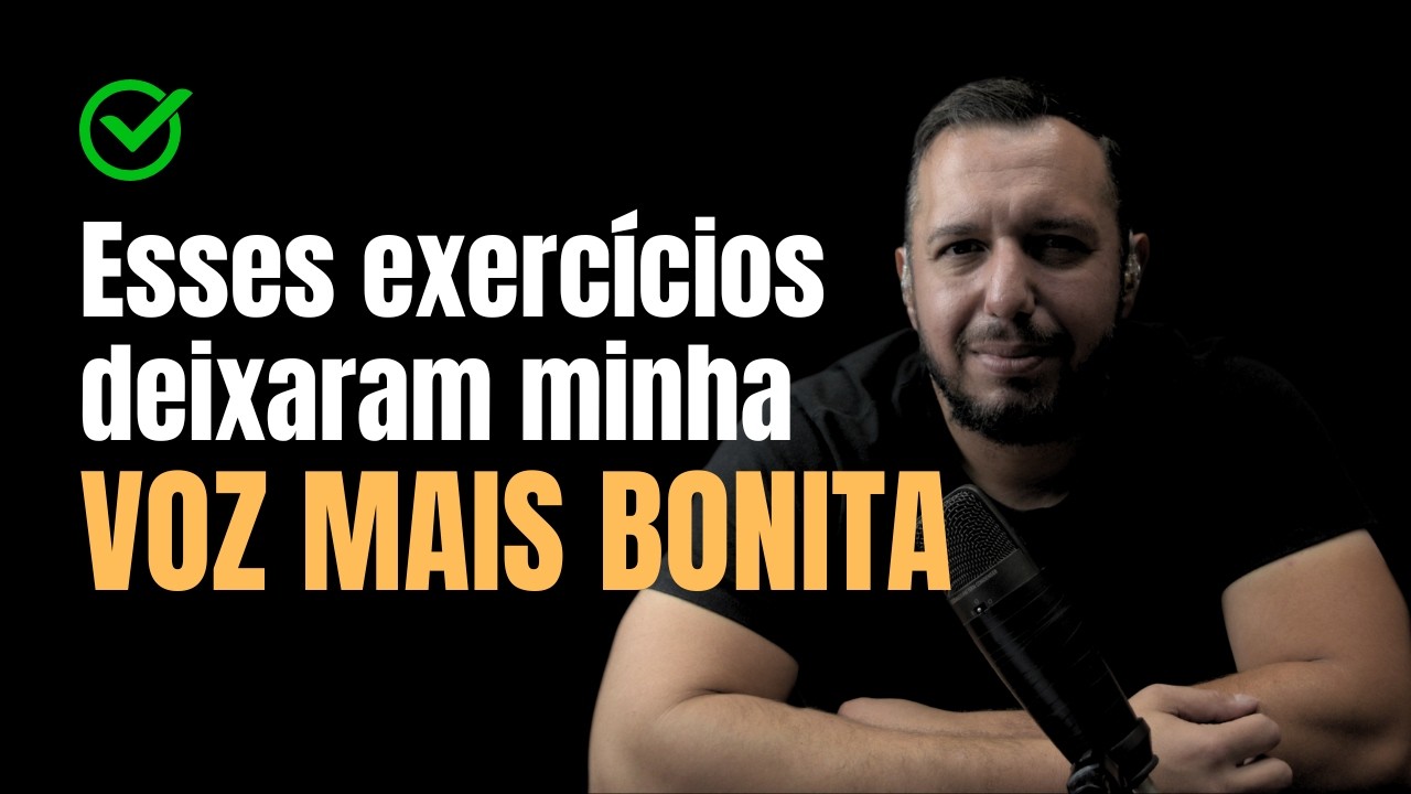 3 EXERCÍCIOS Para Deixar Sua Voz Bonita | Aula de Canto