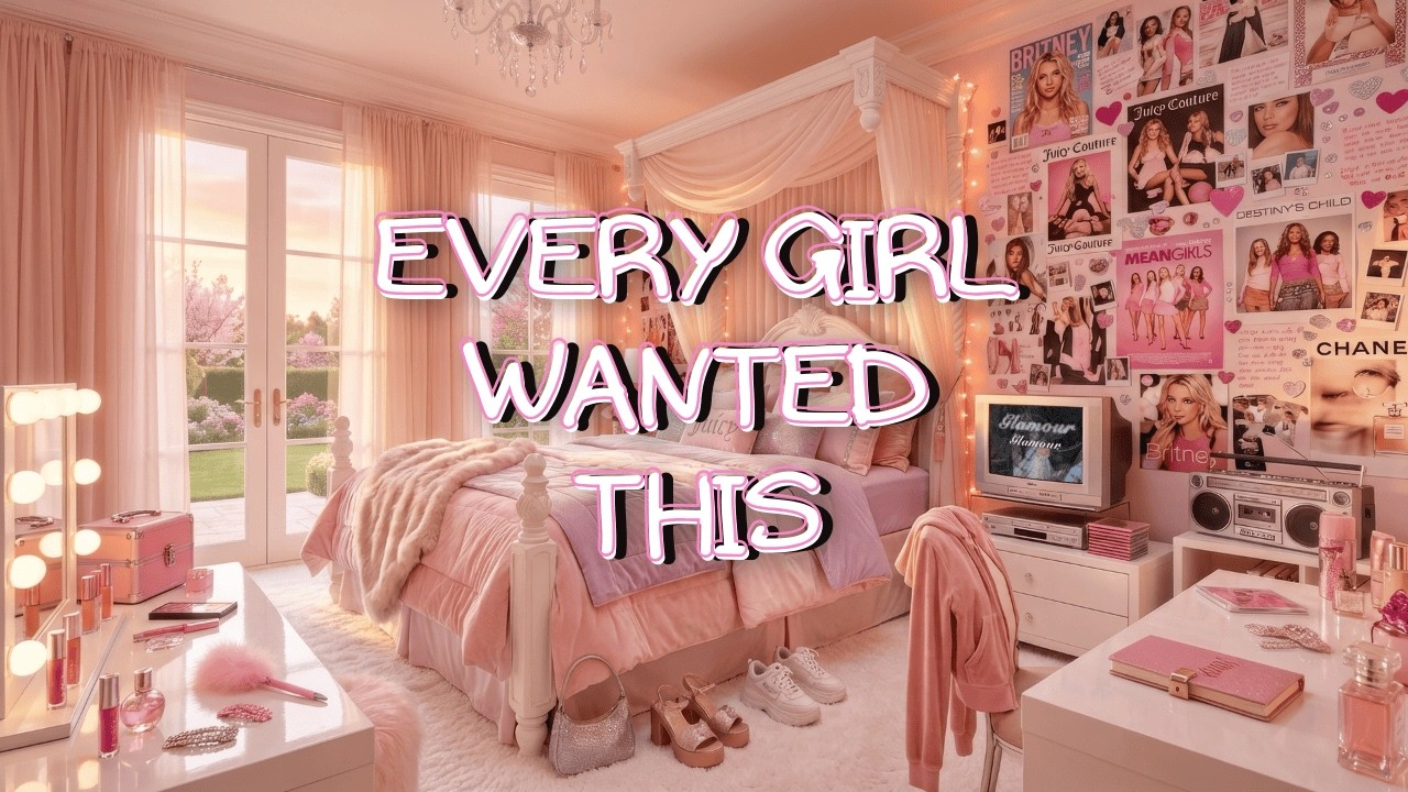 The Pink Bedroom Every 2000s Girl Wanted ✧ Soft Rock Study Music