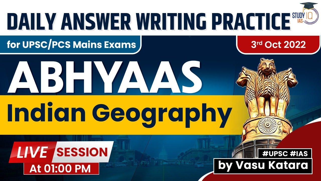 3rd October 2022 | Abhyaas: Daily Answer Writing Practice for UPSC/PCS - Answer Writing Strategy