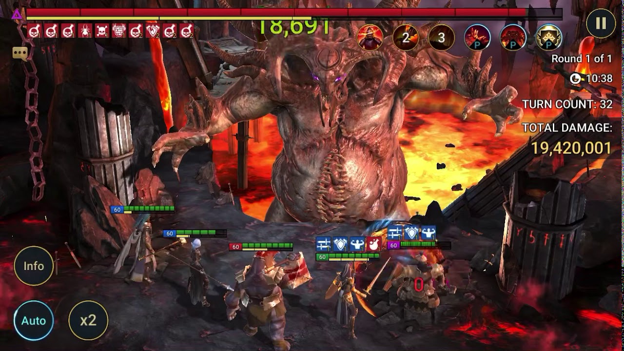 Unkillable clan boss roshcard + skull crusher