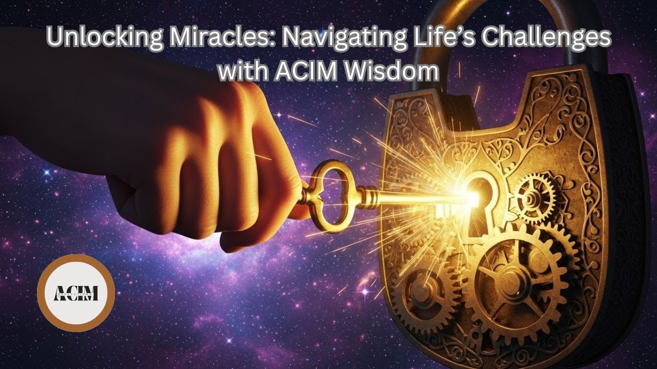 Unlocking miracles: Navigating Life&rsquo;s Challenges with ACIM Wisdom