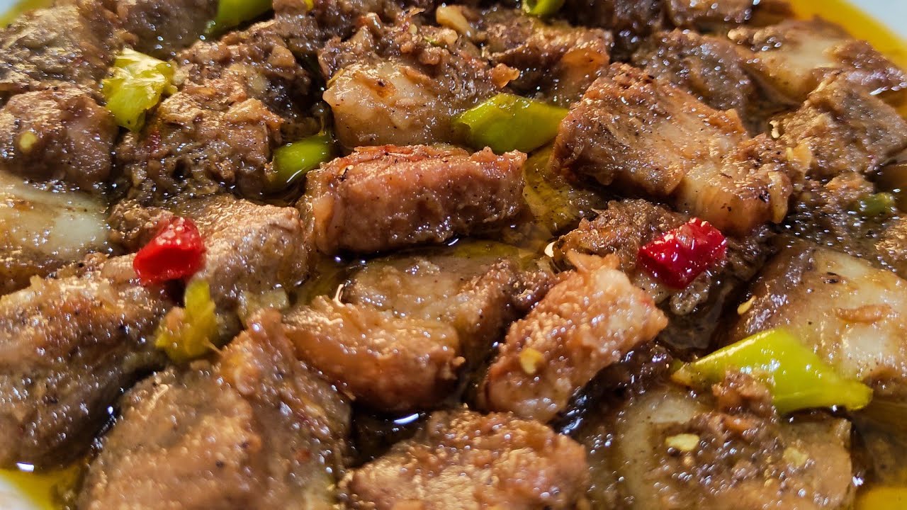 CRISPY PORK BINAGOONGAN!