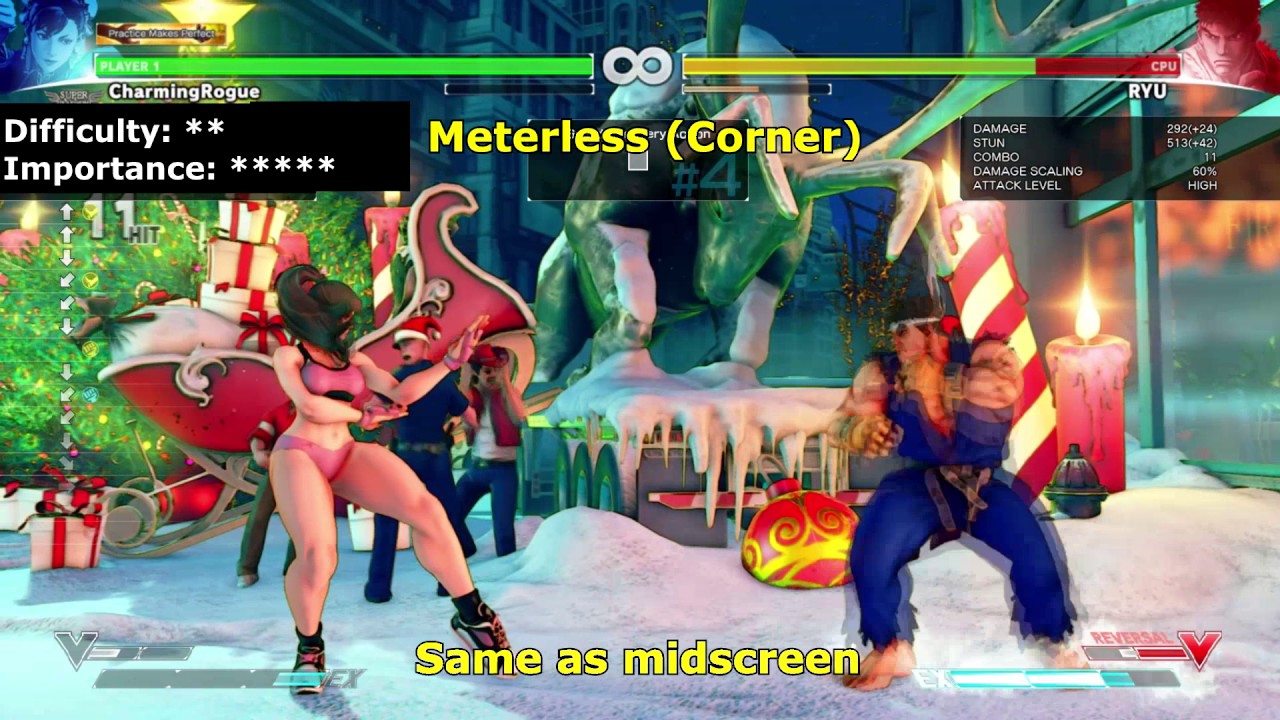 SFV: All Max Damage Chun-Li Combos (Season 2)