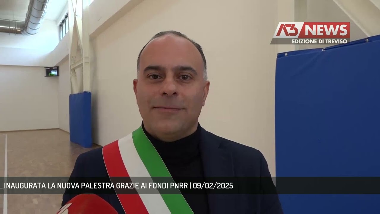 INAUGURATA LA NUOVA PALESTRA GRAZIE AI FONDI PNRR | 09/02/2025