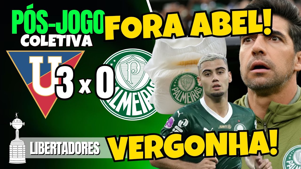 PÓS-JOGO | LDU 3X0 PALMEIRAS | LIBERTADORES 2025 | COLETIVA | AO VIVO