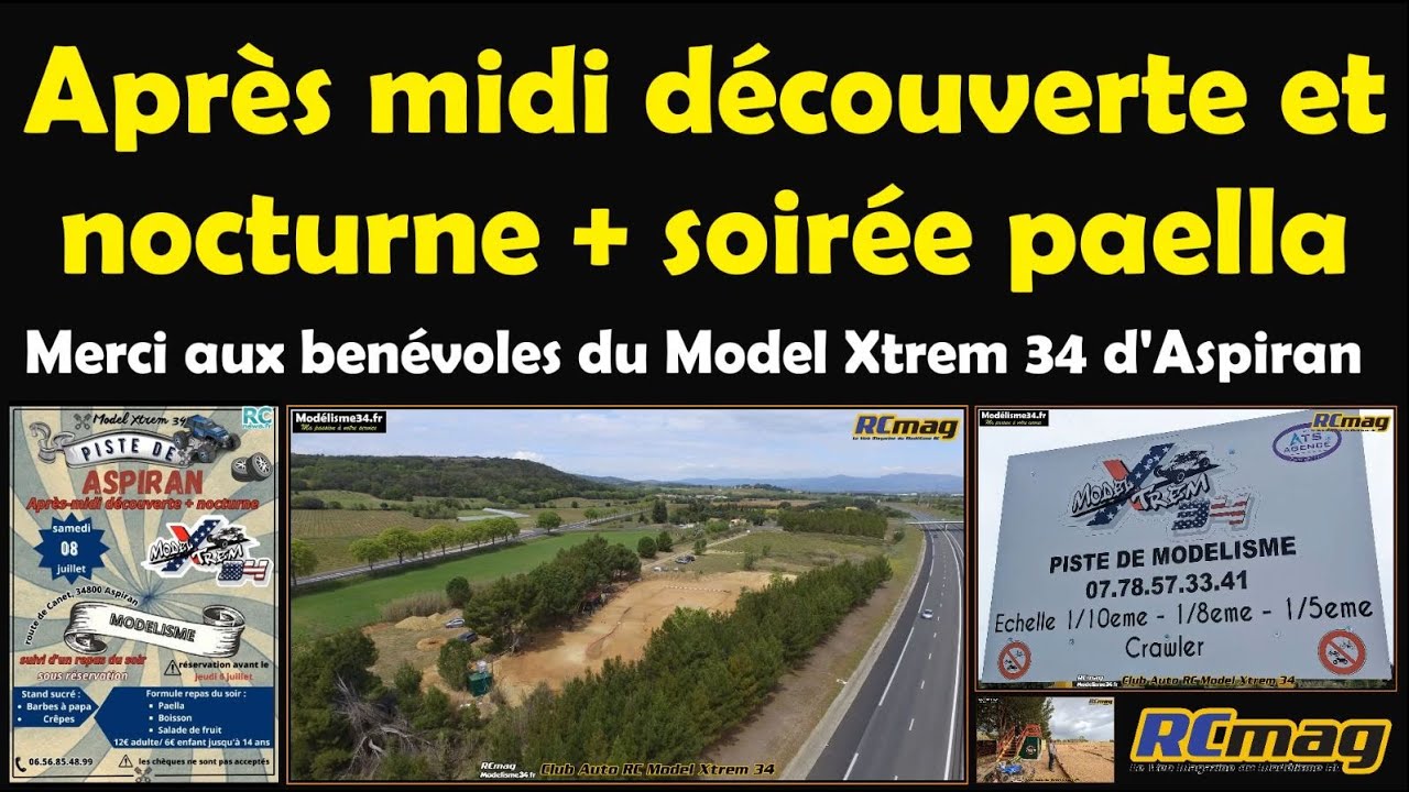 Après midi découverte et nocturne crawler au Model Xtrem 34 d'Aspiran.