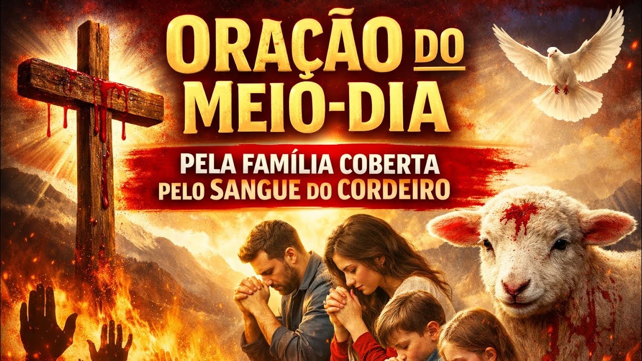 ORAÇÃO DO MEIO-DIA: Sua Família Debaixo do Sangue do Cordeiro