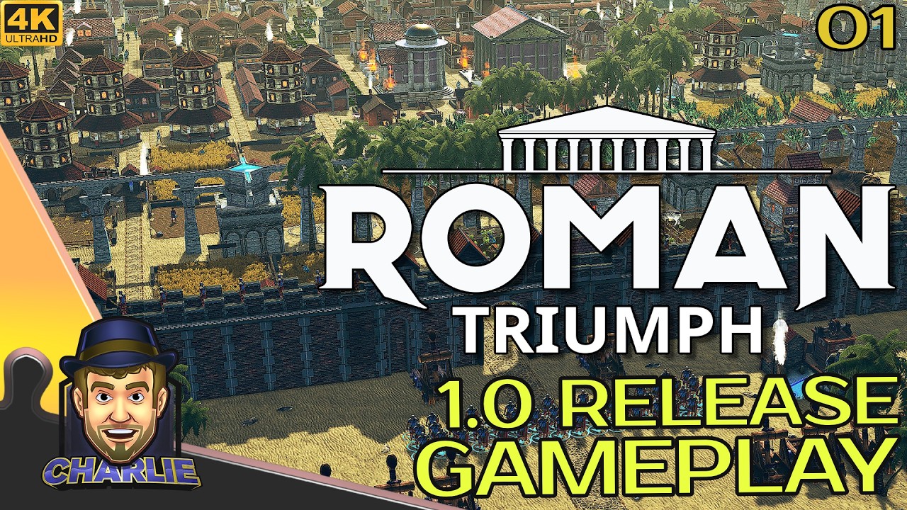 FULL RELEASE FOR THIS SOLO-DEV ROMAN SURVIVAL CITY BUILDER - Roman Triumph Gameplay