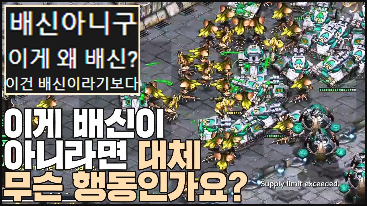 잘 걸렸다, 팀원 저그의 배신? 초반부터 마음에 안 들어서 아예 죽여버렸습니다.