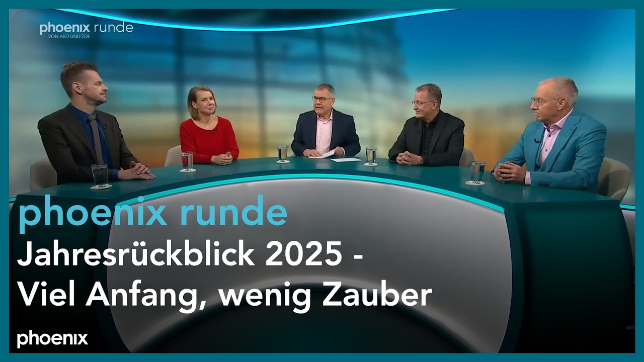 phoenixRunde: Jahresr&uuml;ckblick 2025 - Viel Anfang, wenig Zauber