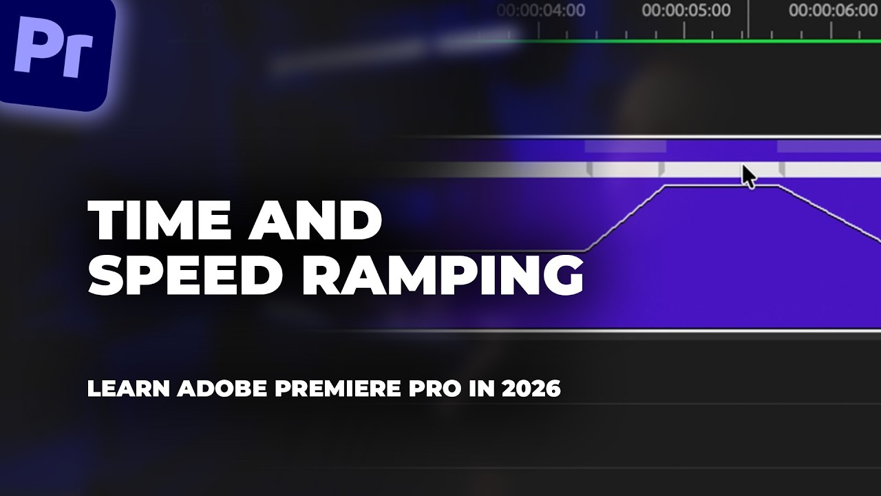Постепенное увеличение времени и скорости — Изучение Adobe Premiere Pro в 2026 году — Эпизод 9