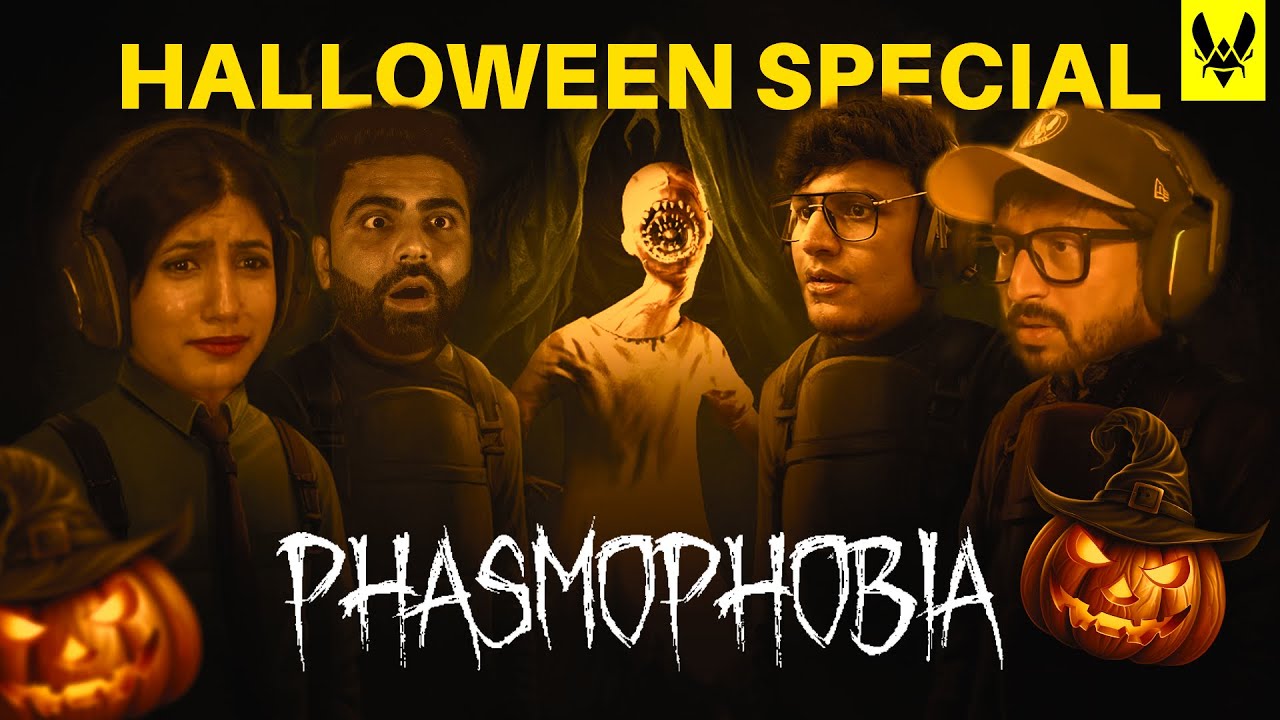 The All-Star Ghost Hunting Squad: A Phasmophobia🎃👻 Special ft.@Live Insaan @Xyaa @Classified YT