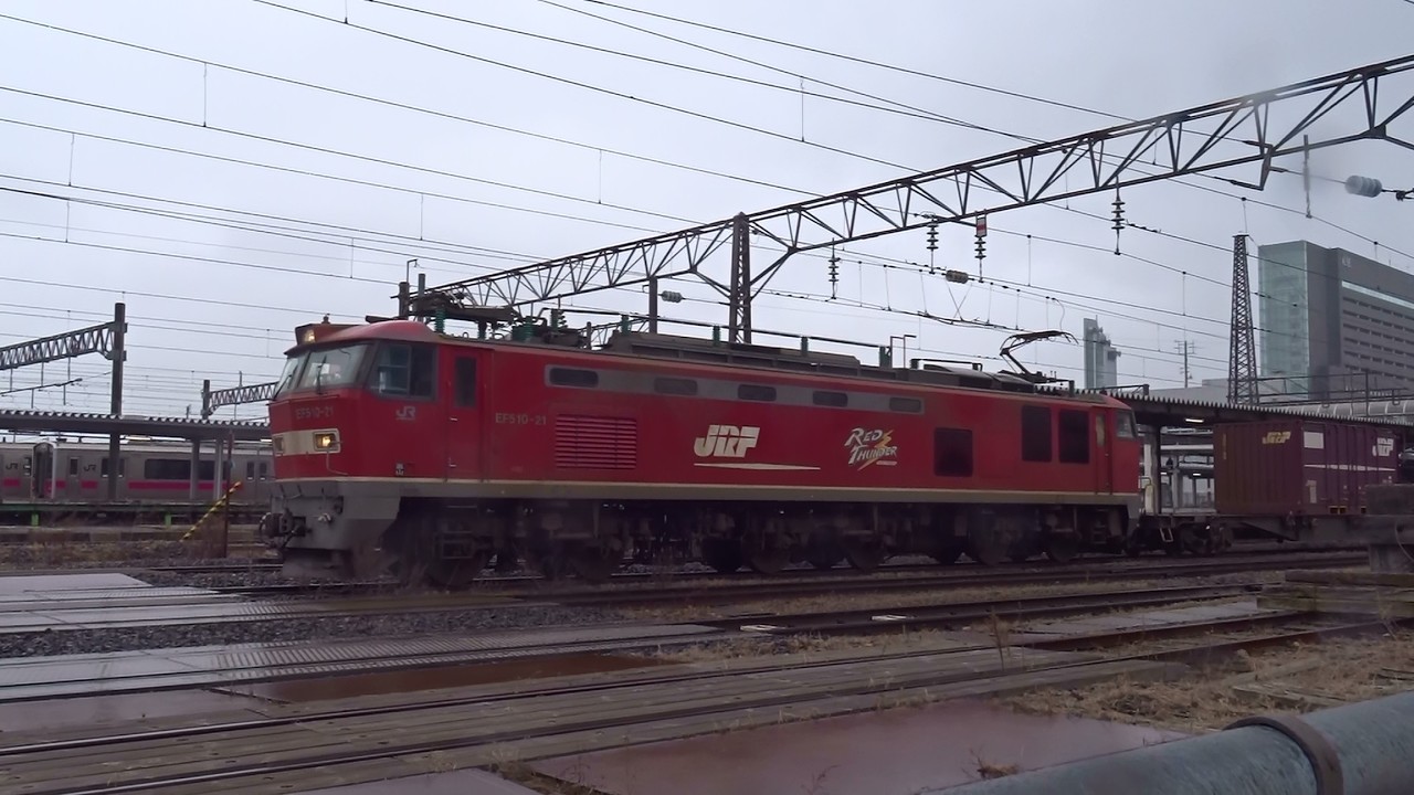 2026.02.28 貨物列車（3099列車）秋田駅発車 ※秋田駅約6時間55分遅れ