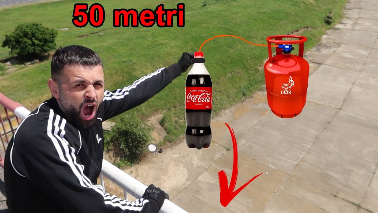 EXPERIMENT CU GAZ DE PE POD !!!