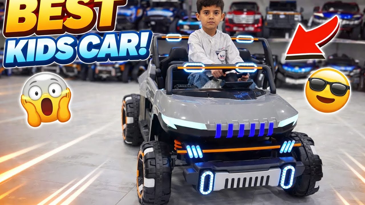 Shah Alam Market Big 4x4 Kids Jeep | Wholesale Price Deal | Big Size 4x4 Jeep for Kids | 2026 Jeep