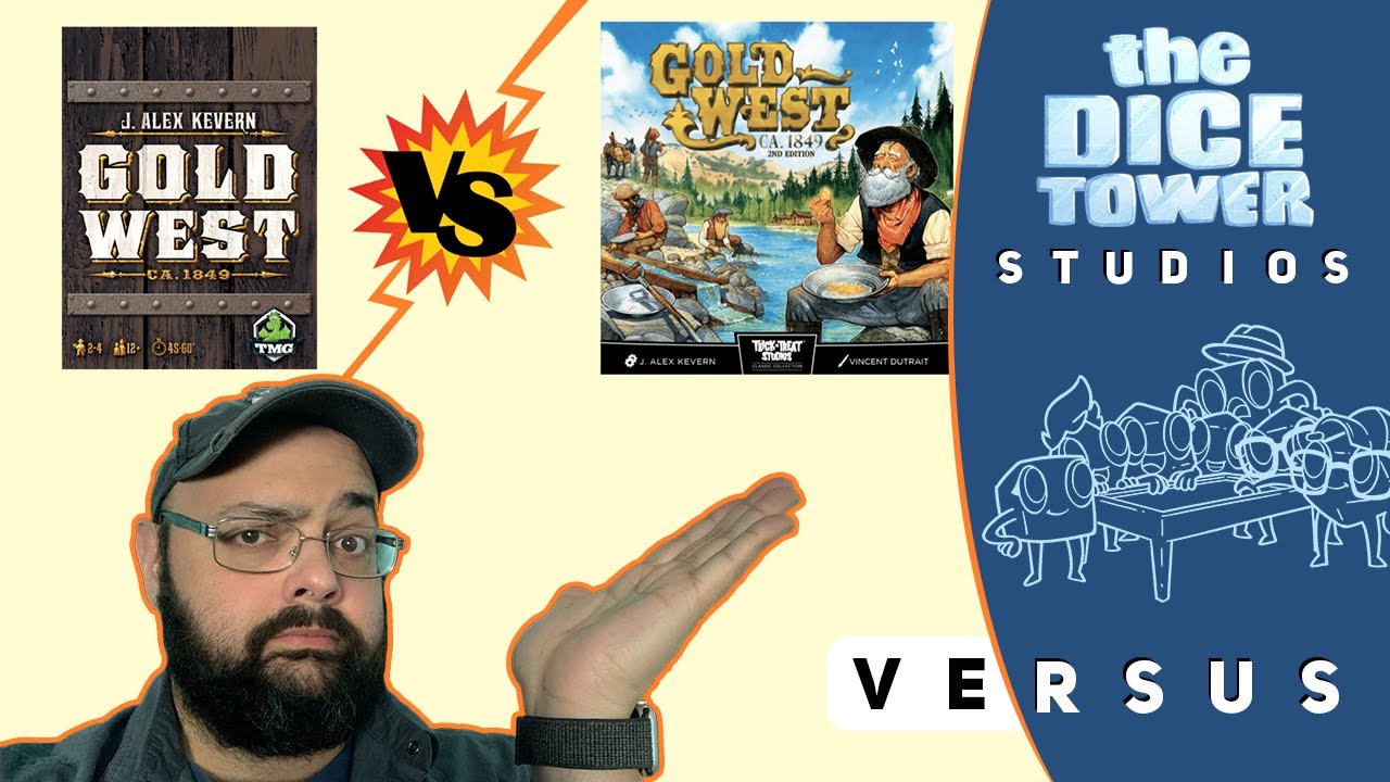 Gold West Comparison: 1st Edition vs. 2nd Edition