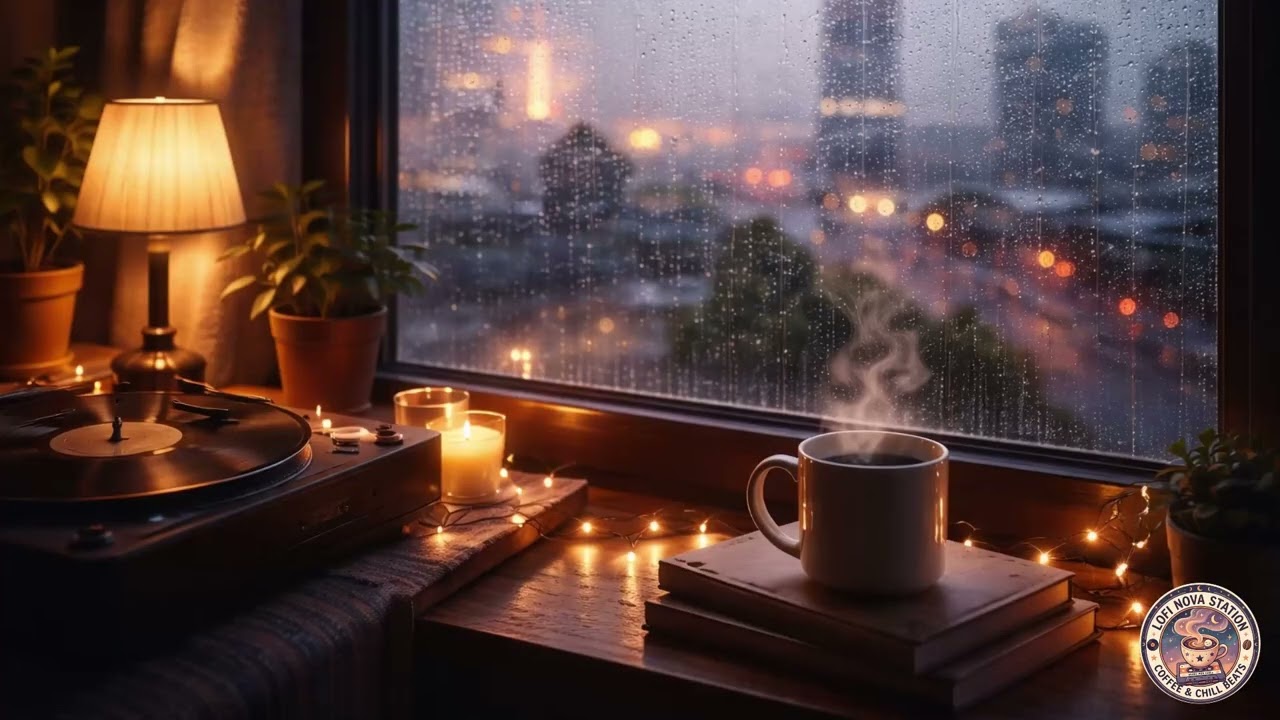 Relaxing Study Music | Cozy Coffee Shop ☕ Vol.5 – Lofi Hip Hop & Soft Jazz Piano | Chill Background