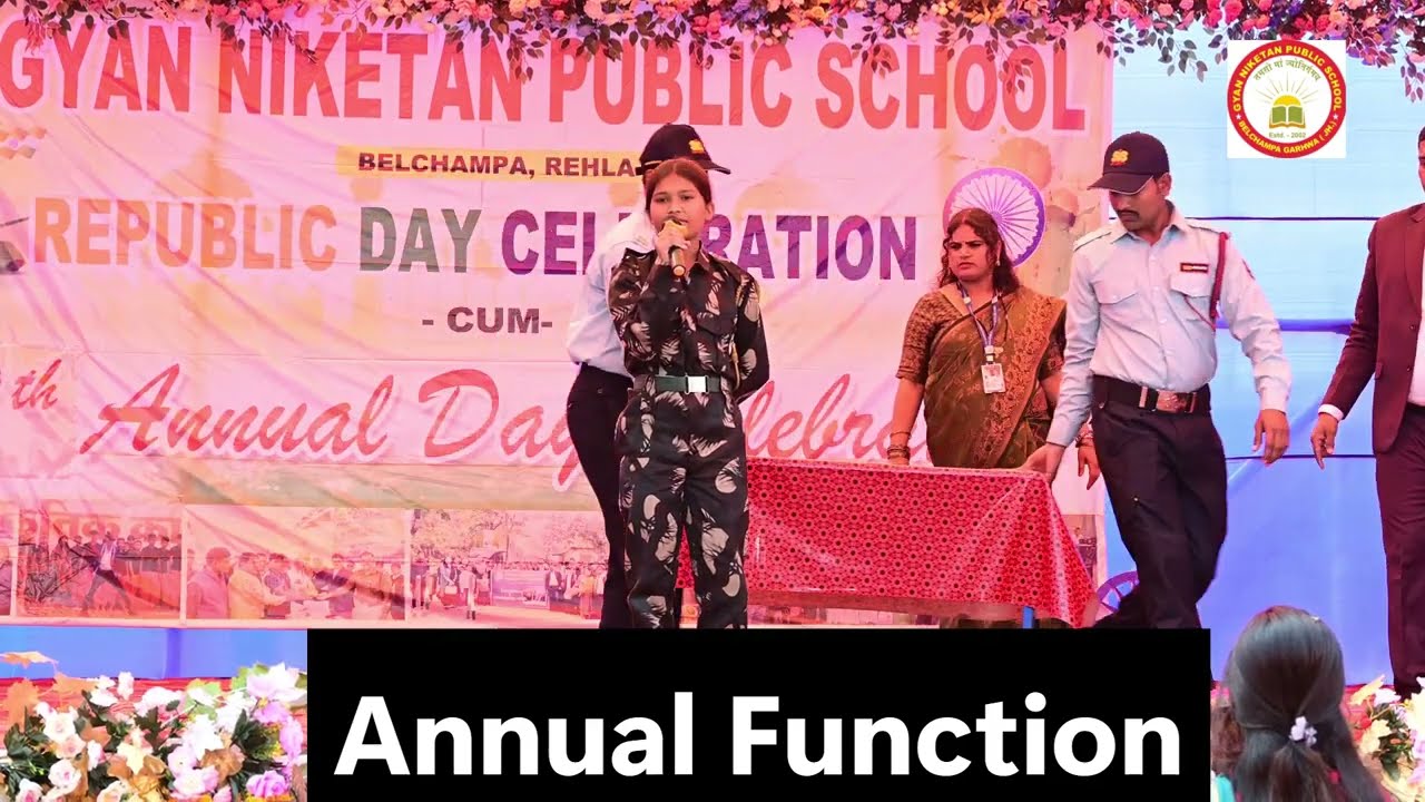 Speech by Minakshi Pandey || Annual Function || Gyan Niketan Public School,Belchampa,Rehla