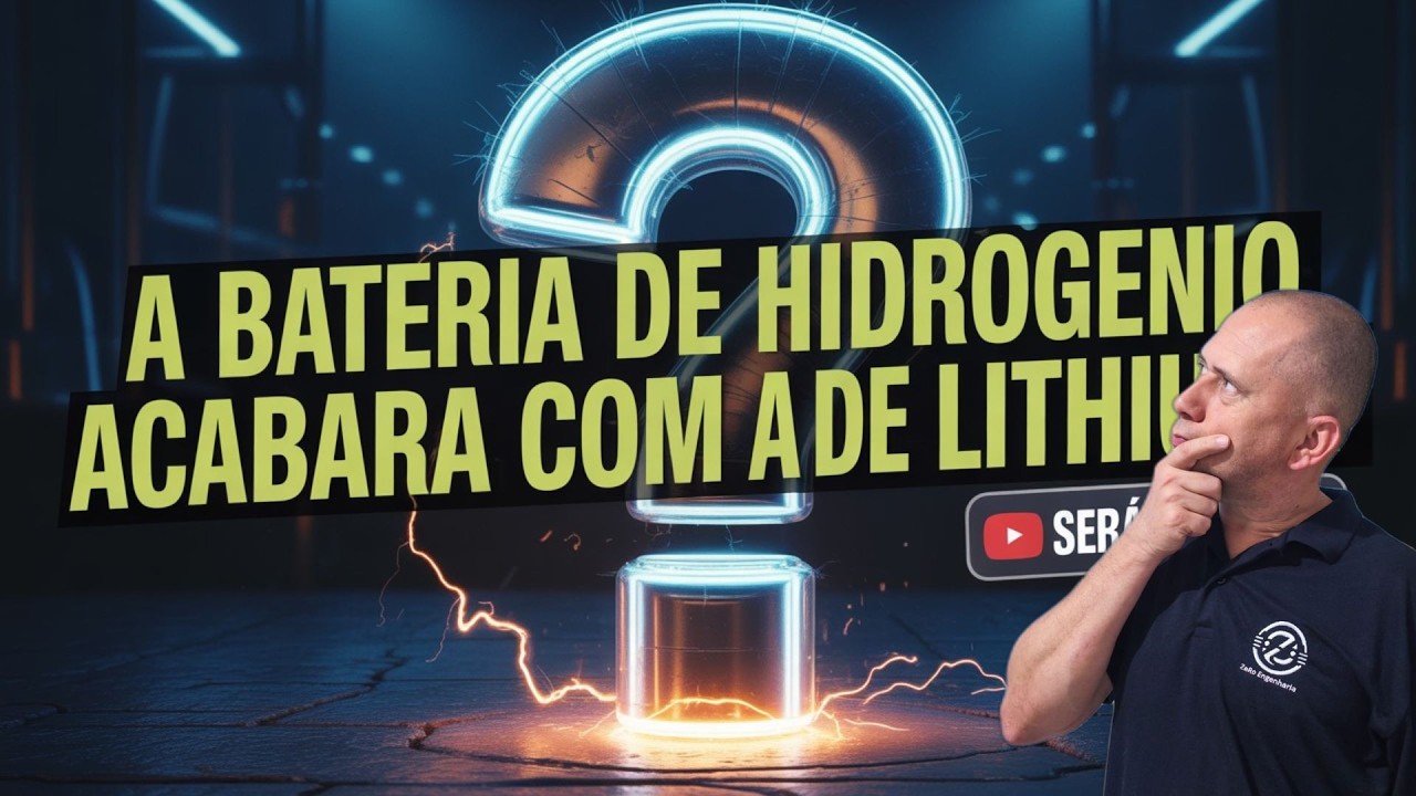 🔋 Bateria de Hidrogênio: Ela Vai ACABAR com o Lítio?