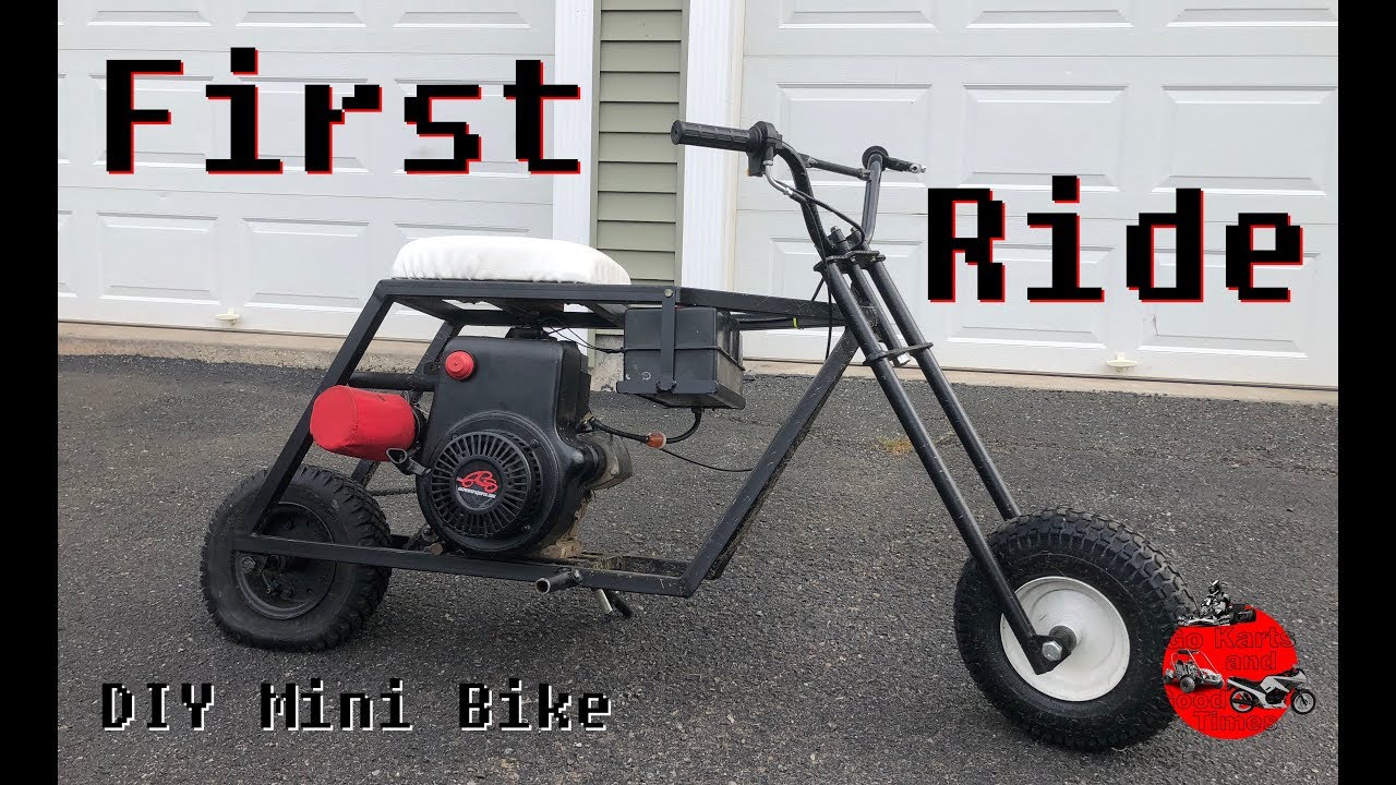 Custom DIY Mini Bike - Part 3: Running and Driving