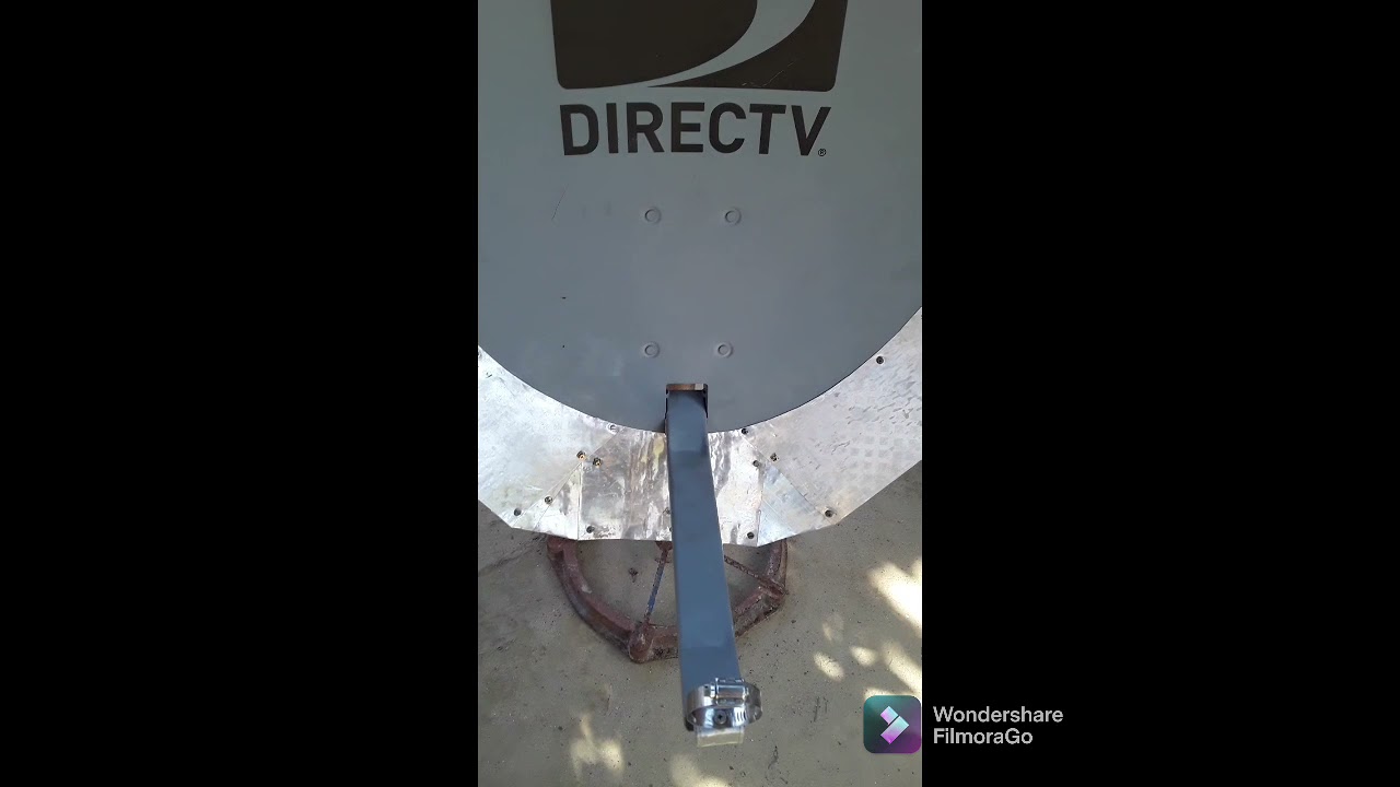 Como ampliar una antena de 60cm a 90cm .