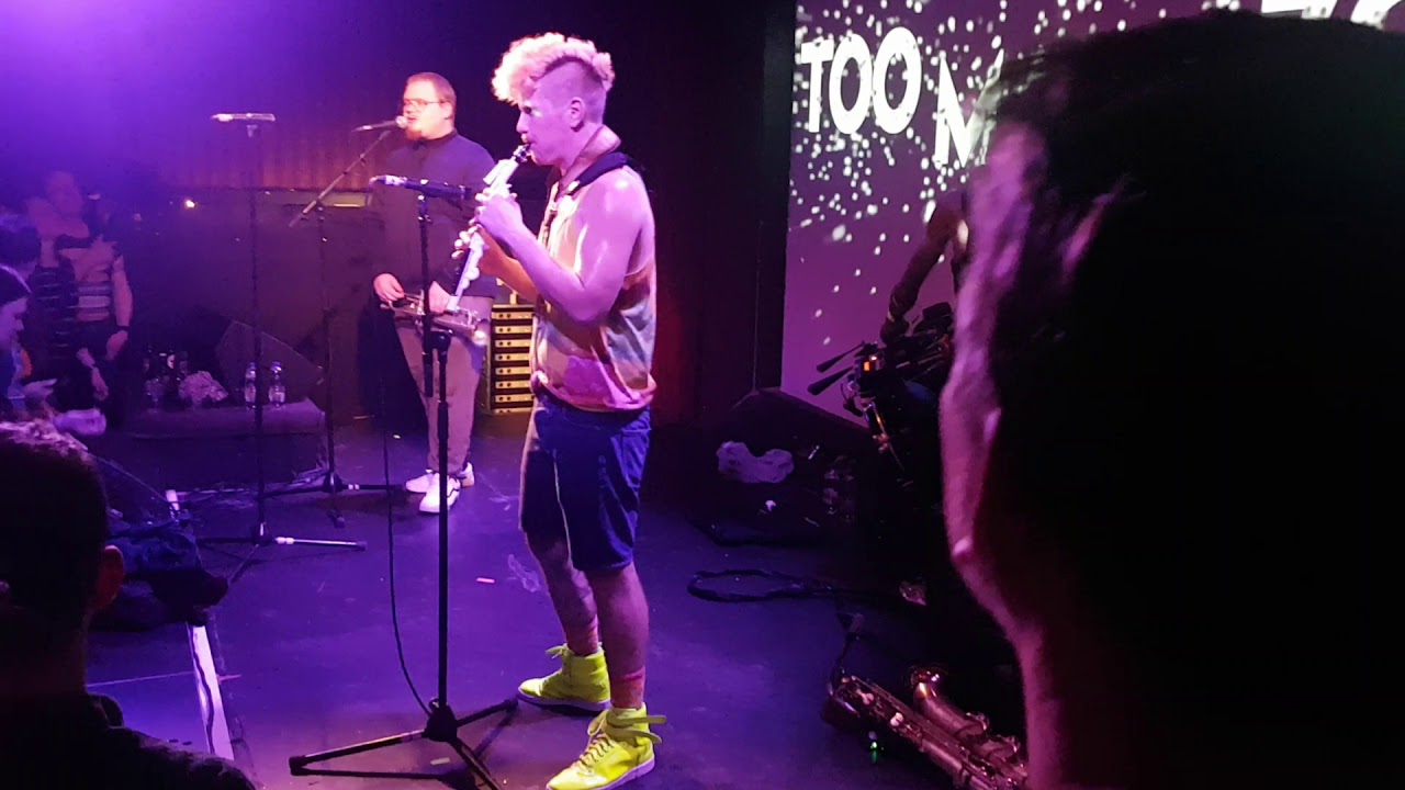 Leo P playing the Venova wind instrument