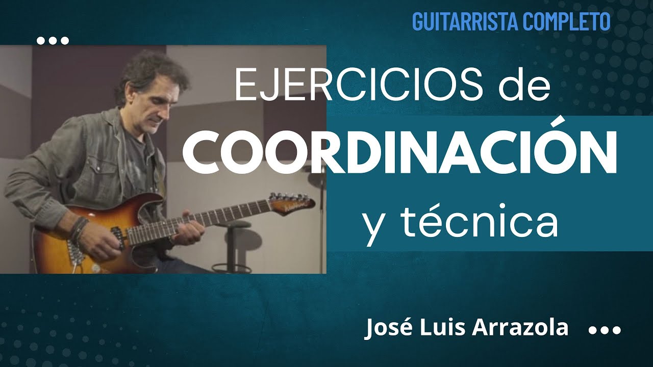 EJERCICIOS de  COORDINACION y TÉCNICA +PDF con José Luis Arrazola