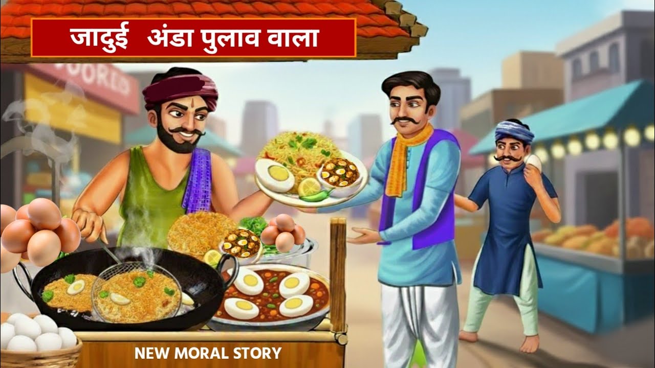 Jadui Anda Pulav Vala Hindi Moral Kahaniya/ Hindi Kahani New / New Best Cartoon Story In Hindi Moral
