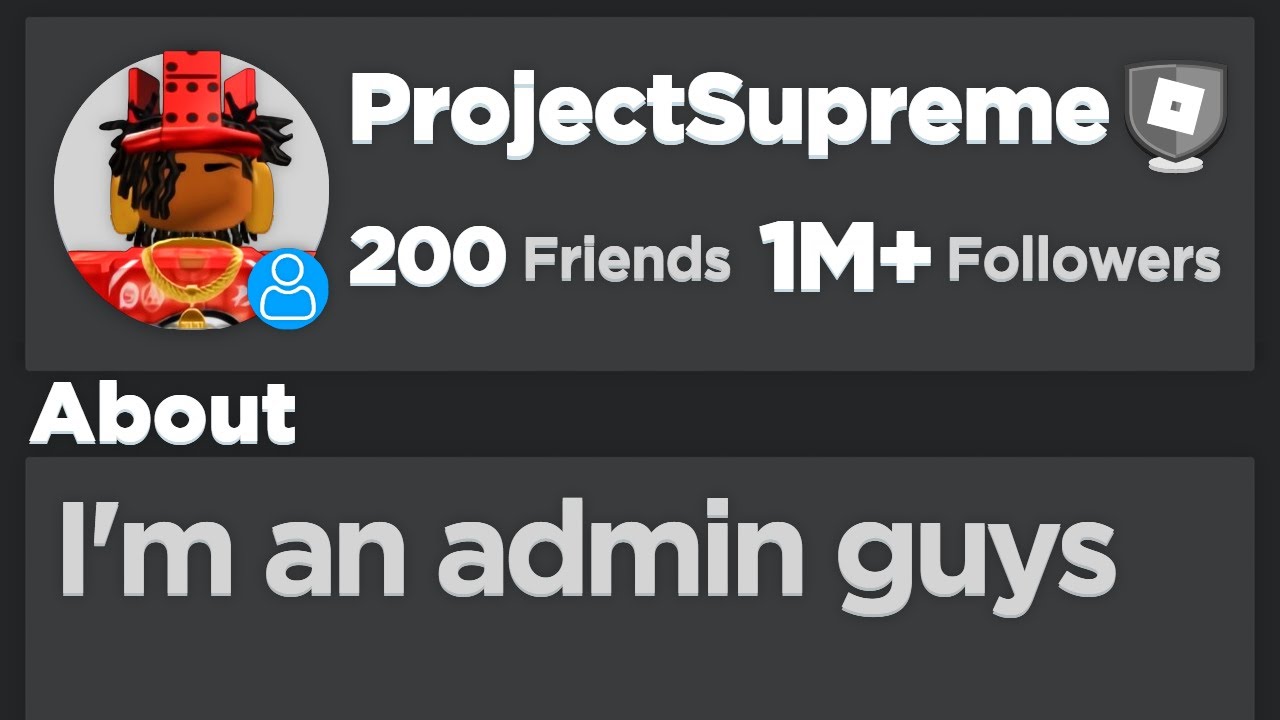 Becoming A Roblox Admin