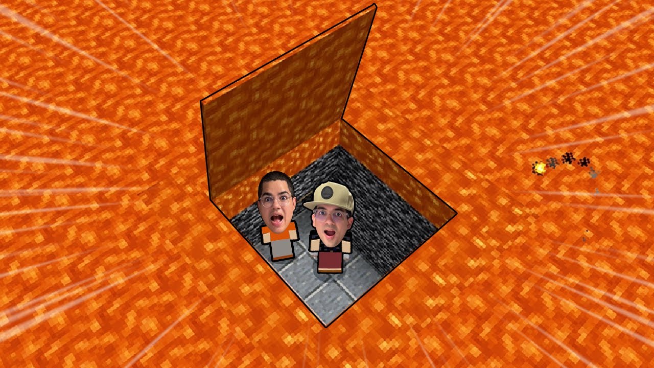 ACHAMOS UM ESCONDERIJO SECRETO DENTRO DA LAVA NO MINECRAFT!! (super quente?)