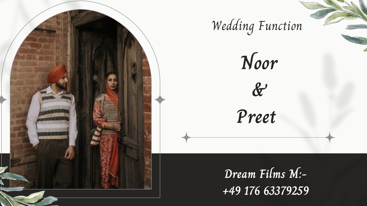 🛑Live ll Wedding Ceremony *** Noor & Preet ***