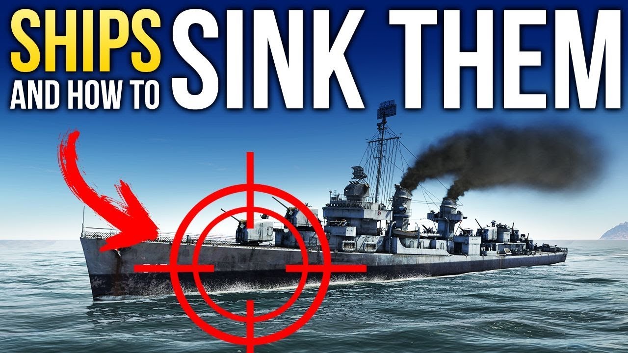 ⚓КОРАБЛИ и как их потопить / War Thunder
