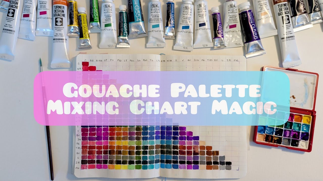How to Make a Gouache Color Mixing Chart
